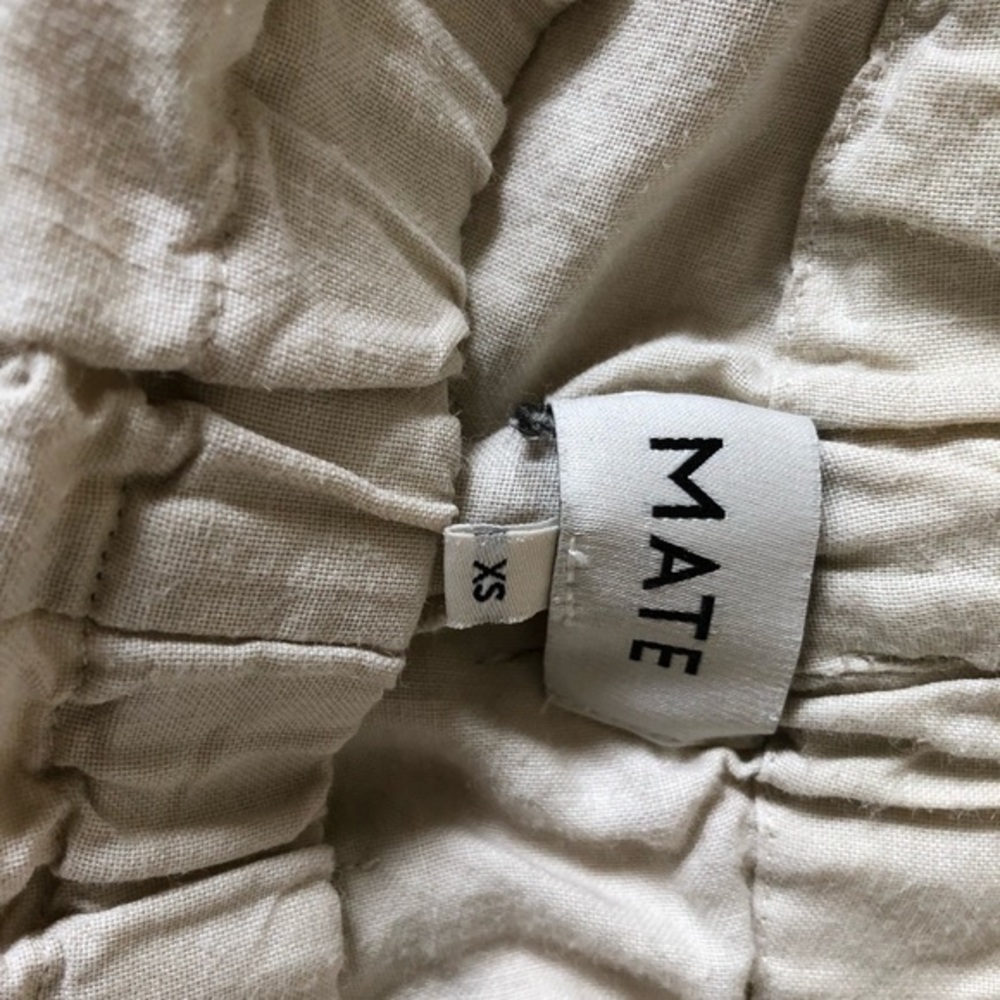 MATE the Label Cream Linen Shorts - Picture 4 of 5